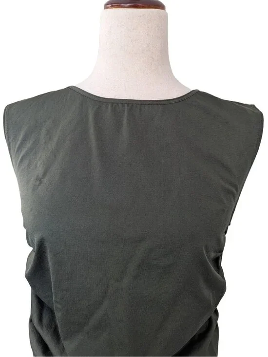 NWOT Blanqi Maternity Olive Tank Dress size L/XL - Picture 6 of 14